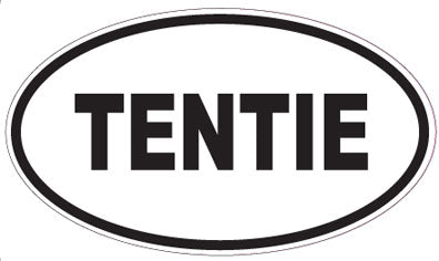 TENTIE - Oval Sticker