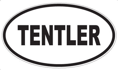 TENTLER - Oval Sticker