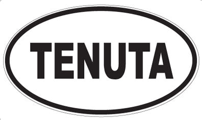 TENUTA - Oval Sticker