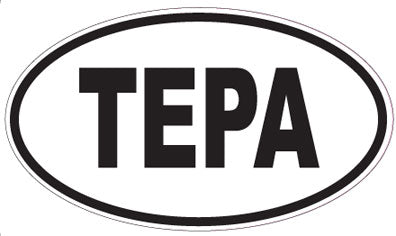 TEPA - Oval Sticker