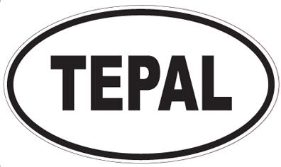 TEPAL - Oval Sticker