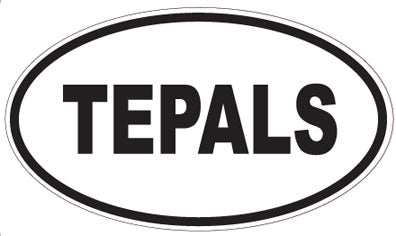 TEPALS - Oval Sticker