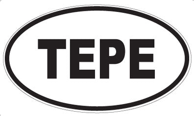 TEPE - Oval Sticker