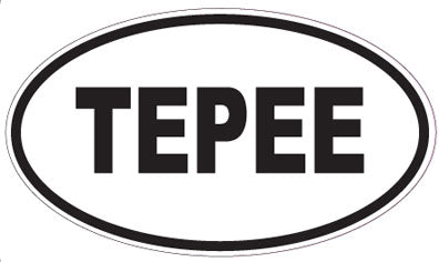 TEPEE - Oval Magnet
