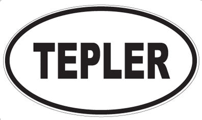 TEPLER - Oval Sticker