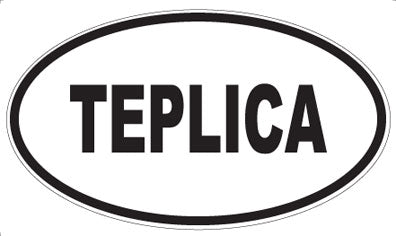 TEPLICA - Oval Sticker