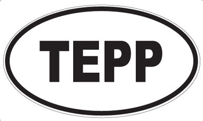 TEPP - Oval Sticker