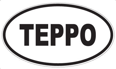 TEPPO - Oval Sticker