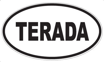 TERADA - Oval Sticker