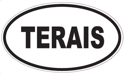 TERAIS - Oval Sticker