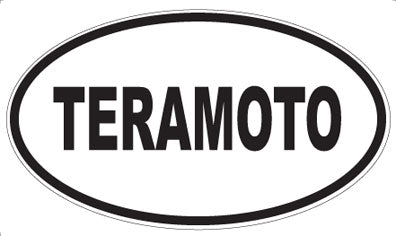 TERAMOTO - Oval Sticker