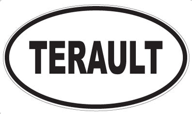 TERAULT - Oval Sticker