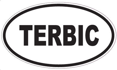 TERBIC - Oval Sticker