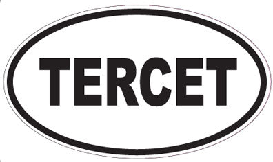 TERCET - Oval Sticker