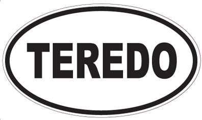 TEREDO - Oval Sticker