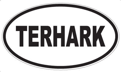 TERHARK - Oval Sticker