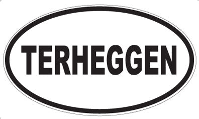 TERHEGGEN - Oval Sticker