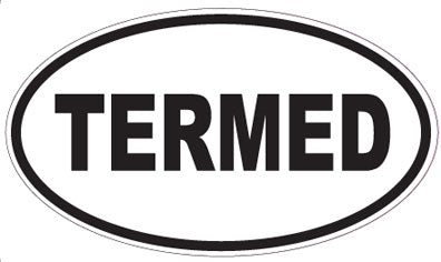 TERMED - Oval Sticker