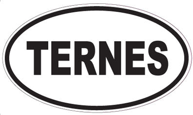 TERNES - Oval Sticker