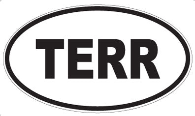 TERR - Oval Sticker