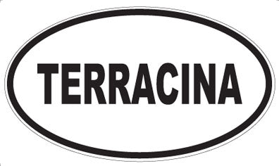 TERRACINA - Oval Sticker
