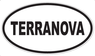TERRANOVA - Oval Sticker