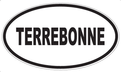 TERREBONNE - Oval Sticker