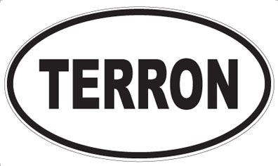 TERRON - Oval Sticker