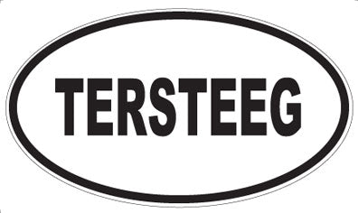 TERSTEEG - Oval Sticker
