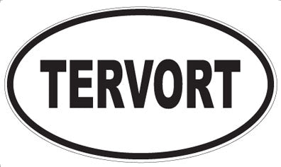 TERVORT - Oval Sticker