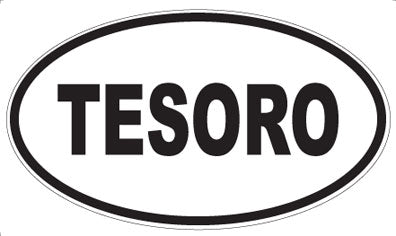 TESORO - Oval Sticker