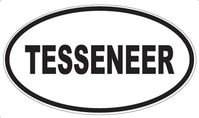 TESSENEER - Oval Sticker