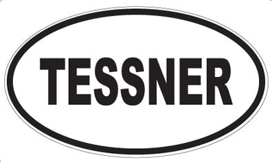 TESSNER - Oval Sticker