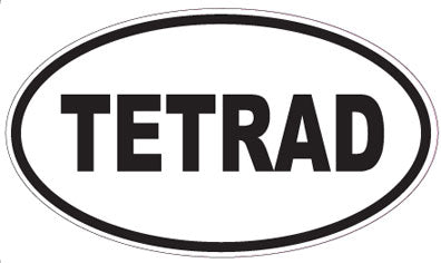 TETRAD - Oval Sticker