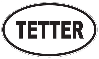 TETTER - Oval Magnet