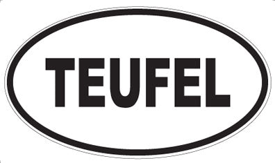 TEUFEL - Oval Sticker
