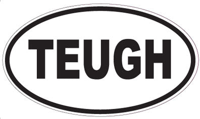 TEUGH - Oval Magnet