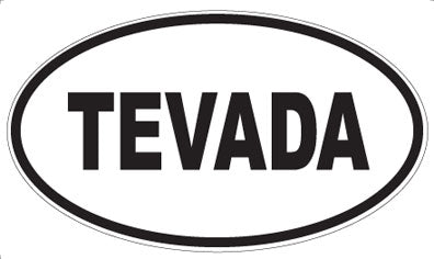 TEVADA - Oval Sticker