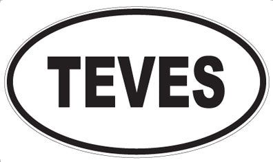 TEVES - Oval Sticker