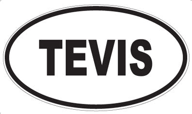 TEVIS - Oval Sticker