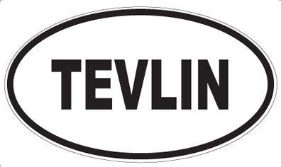 TEVLIN - Oval Sticker
