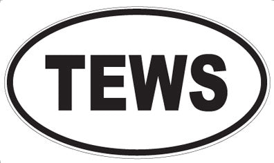TEWS - Oval Magnet