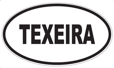 TEXEIRA - Oval Sticker