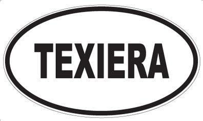 TEXIERA - Oval Sticker