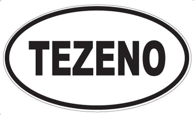 TEZENO - Oval Sticker