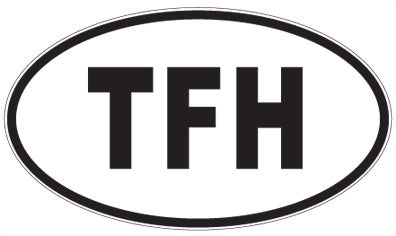TFH - 3 Letter Initials Oval Magnet