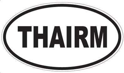 THAIRM - Oval Sticker