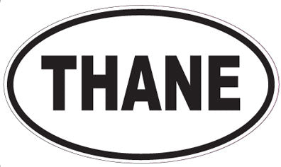 THANE - Oval Sticker