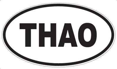 THAO - Oval Sticker
