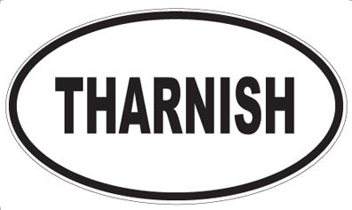 THARNISH - Oval Sticker